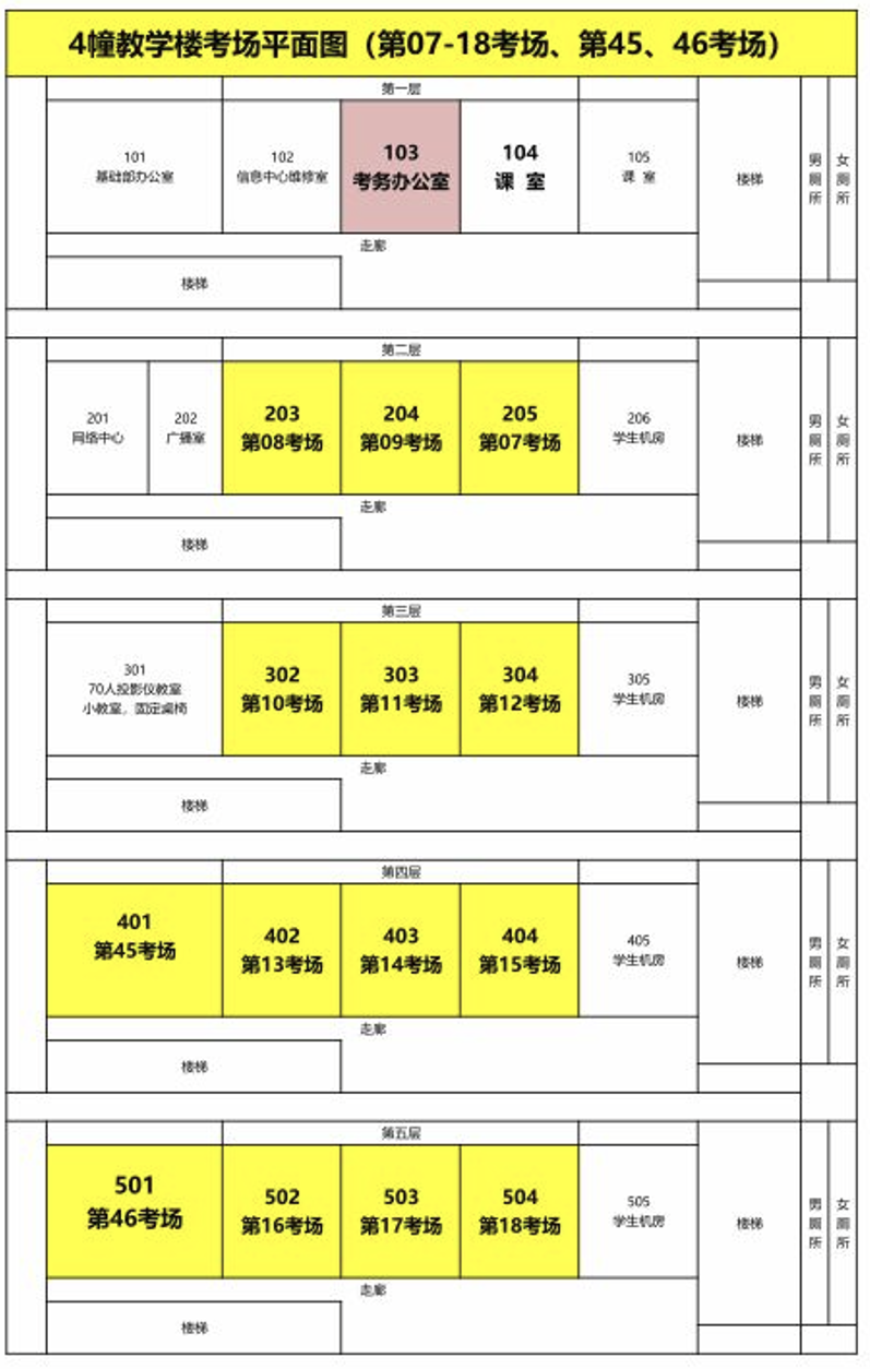 广东理工学院普通专升本校考考场安排及相关注意事项